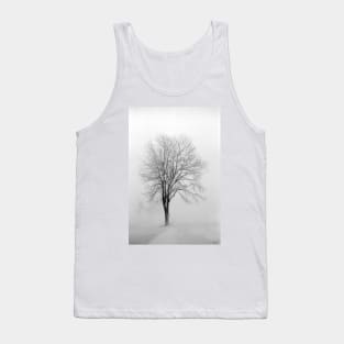 Skeletal Tree in a Winter Storm Tank Top